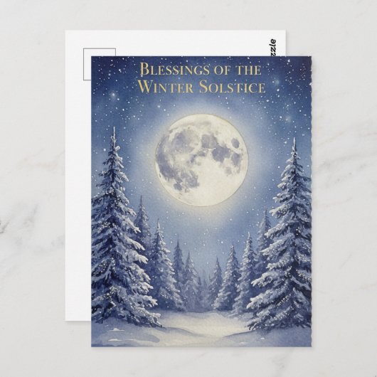 Winter Solstice Postcard ポストカード (正面/裏面)