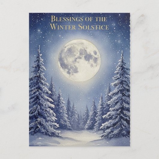 Winter Solstice Postcard ポストカード (正面)