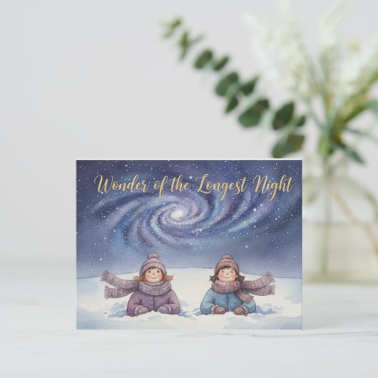 Winter Solstice Postcard ポストカード (スタンド正面)