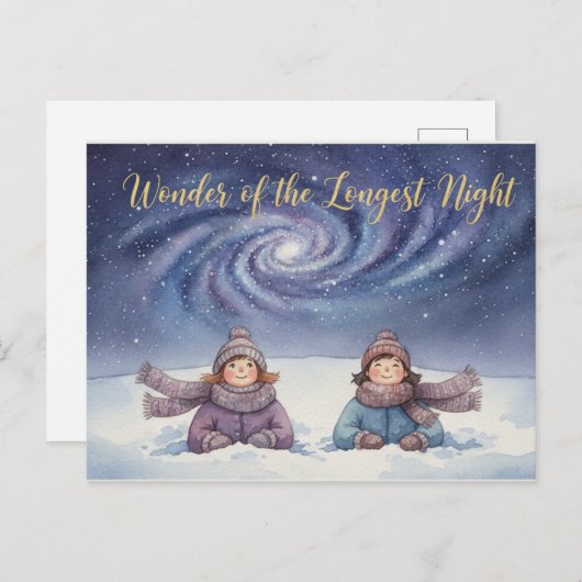 Winter Solstice Postcard ポストカード (正面/裏面)