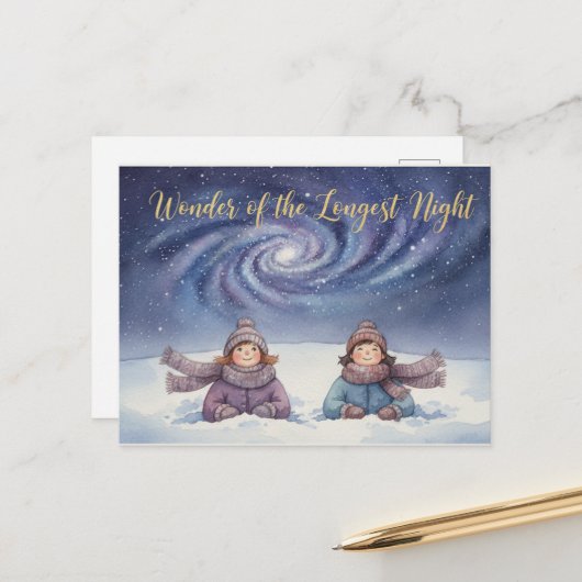 Winter Solstice Postcard ポストカード (正面/裏面インサイチュ)