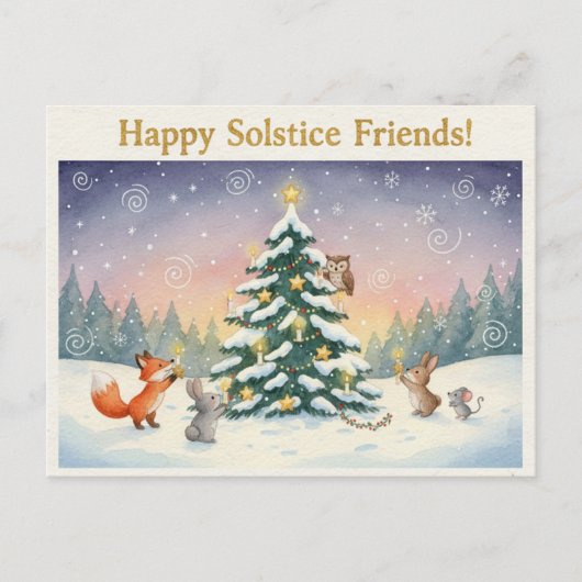 Winter Solstice Postcard ポストカード (正面)
