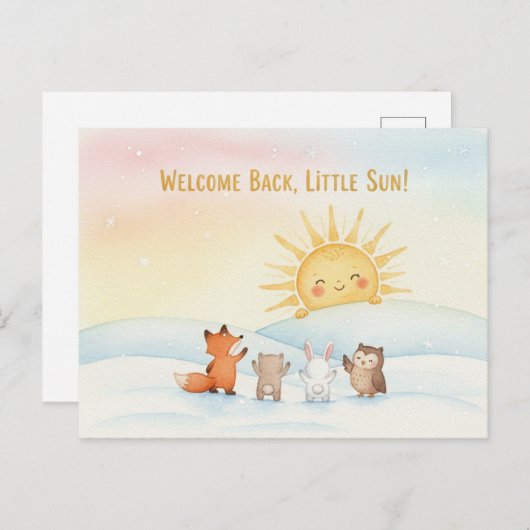 Winter Solstice Postcard ポストカード (正面/裏面)