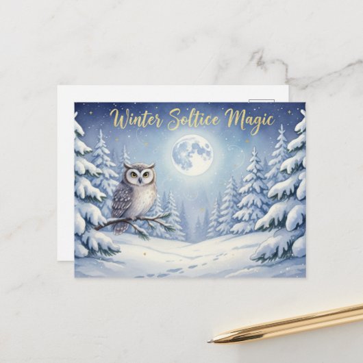 Winter Solstice Postcard ポストカード (正面/裏面インサイチュ)