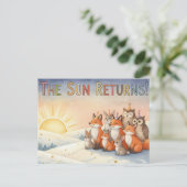 Winter Solstice Postcard ポストカード (スタンド正面)