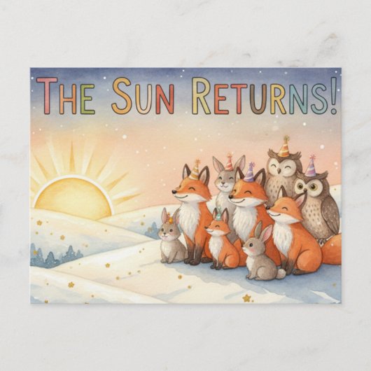 Winter Solstice Postcard ポストカード (正面)