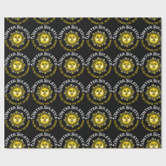 WINTER SOLSTICE: The Sol reason for the season - ラッピングペーパー (フラット)