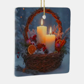 Winter Solstice Yule Spices Candles  セラミックオーナメント (右)