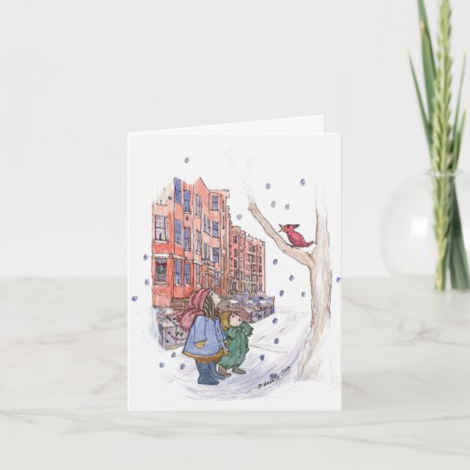 Winter Song Holiday Card カード (正面)