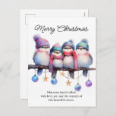 Winter Songbird Squad シーズンポストカード (正面/裏面)