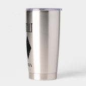 Winter Sports Apres Ski Gag Personalized 保温保冷タンブラー (左面)