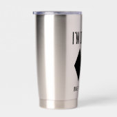 Winter Sports Apres Ski Gag Personalized 保温保冷タンブラー (右面)