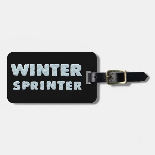 Winter Sports - Winter Sprinter - Ski Shirt Licens ラゲッジタグ (正面横)