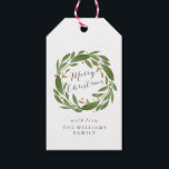Winter Sprigs Christmas Gift Tags ギフトタグ<br><div class="desc">Winter Sprigs,  Christmas gift tags. Customizable. Part of a Christmas collection</div>