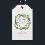 Winter Sprigs Christmas Gift Tags ギフトタグ<br><div class="desc">Winter Sprigs,  Christmas gift tags. Customizable. Part of a Christmas collection</div>