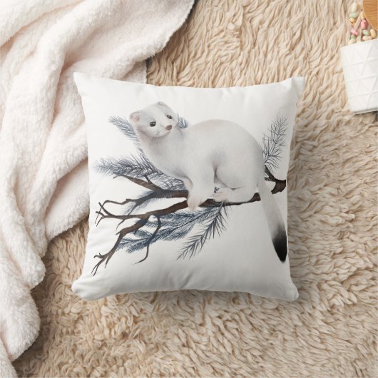 Winter Squirrel  クッション (ブランケット)