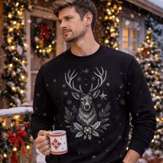 Winter Stag — Guardian of the North スウェットシャツ
