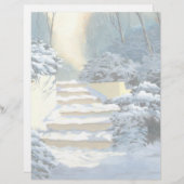 Winter Stairs Note Cards (正面/裏面)