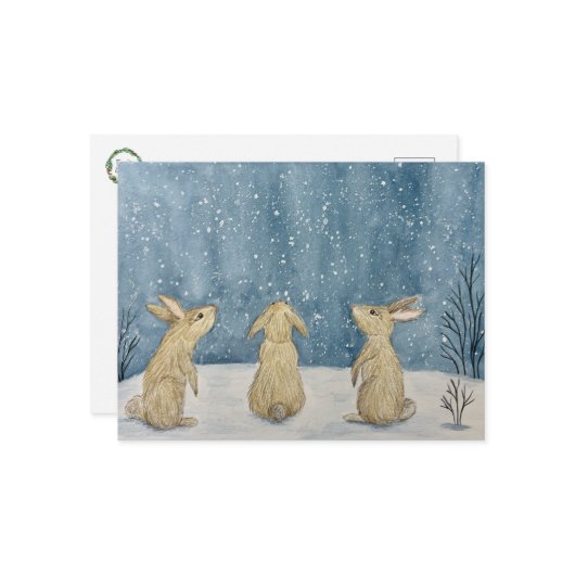 Winter Storm Postcard ポストカード (正面/裏面インサイチュ)