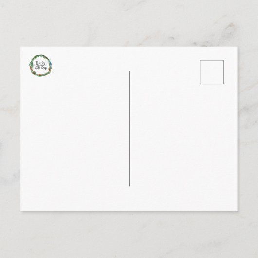 Winter Storm Postcard ポストカード (裏面)