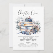 Winter Storybook第1誕生日第1章 招待状 (正面)