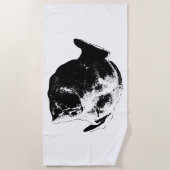 Winter Sun, Easy Rest ビーチタオル (正面)