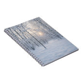 Winter Sunlight in Quiet Birch Forest ノートブック (右側)