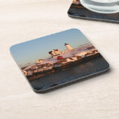 Winter Sunset at Nubble Light コースター (左側)