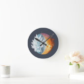 Winter Syncope ラウンド壁時計 (ホーム)