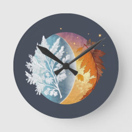 Winter Syncope ラウンド壁時計