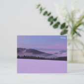 Winter TatrasビューからPieniny ポストカード (スタンド正面)