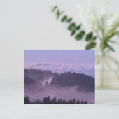 Winter TatrasビューからPieniny ポストカード (スタンド正面)