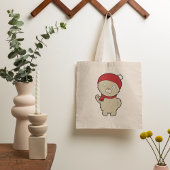 Winter Teddy Bear Tote Bag トートバッグ