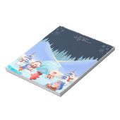 Winter Teddy Bears Christmas Holiday Notepad ノートパッド (回転)