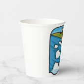 Winter Thaw River with Ice Floes 紙コップ (右)