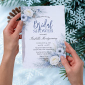 Winter Theme Bridal Shower 招待状