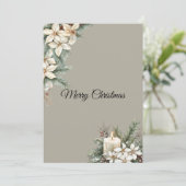 Winter themed beige  シーズンカード (スタンド正面)