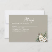 Winter Themed RSVP card (正面)