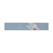 Winter-themed wedding "Winter Botanical"| 招待状ベリーバンド (フラット)