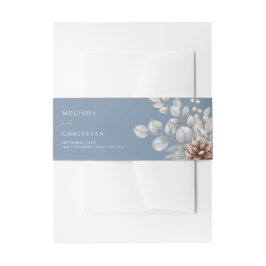 Winter-themed wedding "Winter Botanical"| 招待状ベリーバンド