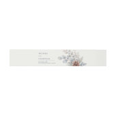 Winter-themed wedding "Winter Botanical"| 招待状ベリーバンド (フラット)