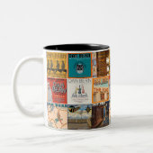 Winter Tour 2024ポスターMag ツートーンマグカップ (左)