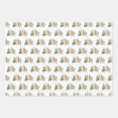 Winter Tree background ラッピングペーパーシート (正面)