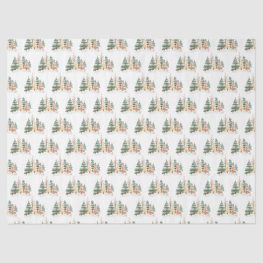 Winter Tree background 薄葉紙 (正面)