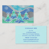 Winter Trees名刺（青） 名刺 (正面/裏面)