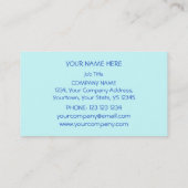 Winter Trees名刺（青） 名刺 (裏面)