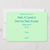 Winter Trees Greenへの招待 招待状 (裏面)