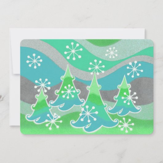 Winter Trees Greenへの招待 招待状 (正面)