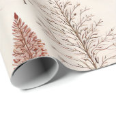 Winter Trees - Rustic Holiday Forest (2) ラッピングペーパー (ロールコーナー)