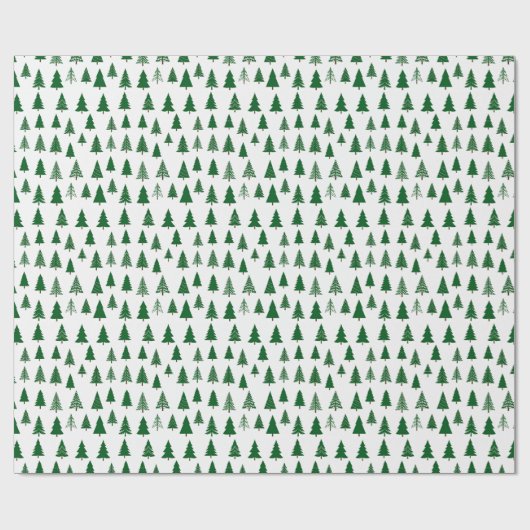 Winter Trees Wrapping Paper ラッピングペーパー (フラット)